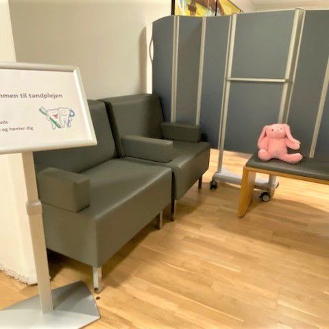 Venteområde ved Trekroner Tandpleje