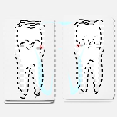 Tegning af en tand, der smiler