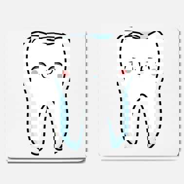 Tegning af en tand, der smiler